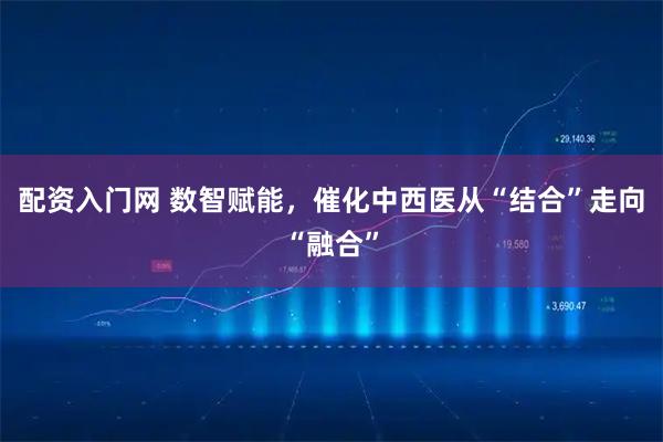 配资入门网 数智赋能，催化中西医从“结合”走向“融合”